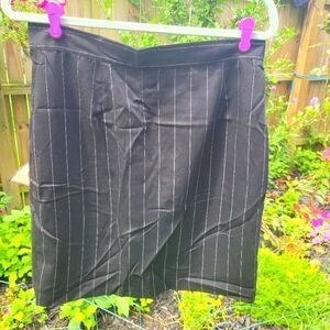 Pinstripe Skirt